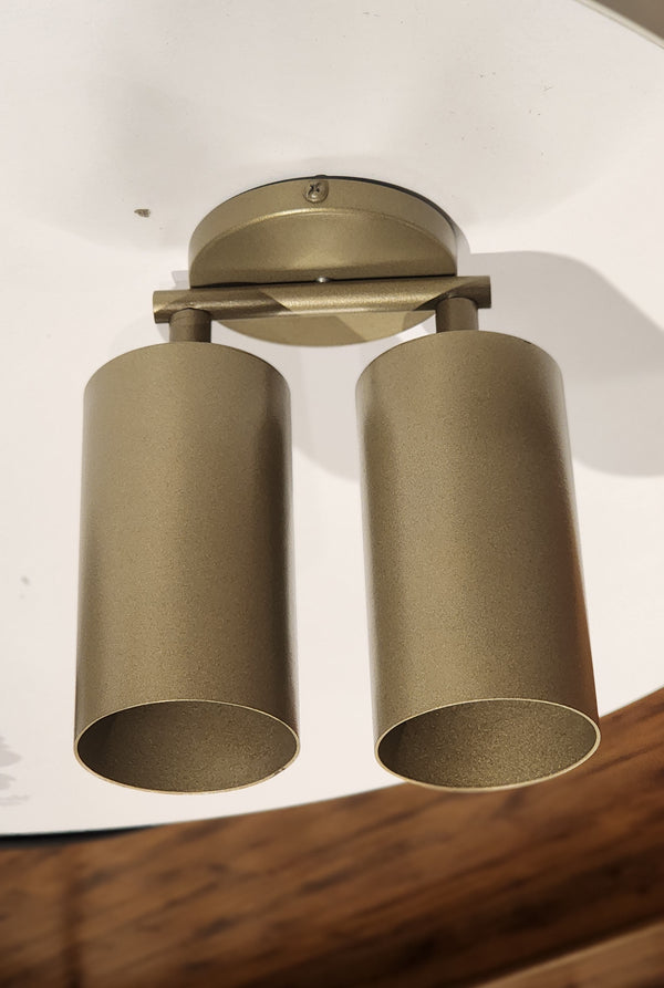 CLH171 Beige Dual Spot Ceiling Light